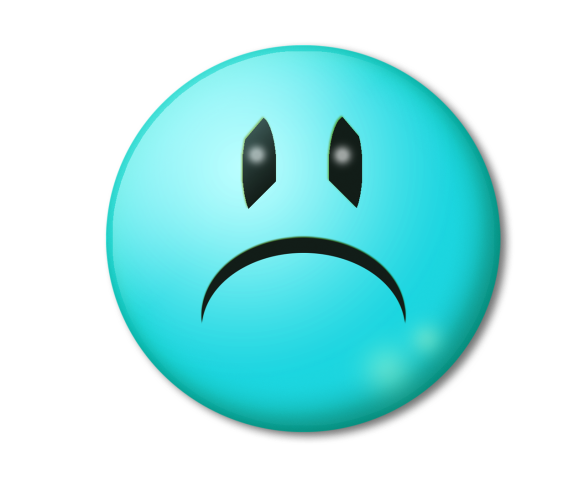 Unhappy emoticon