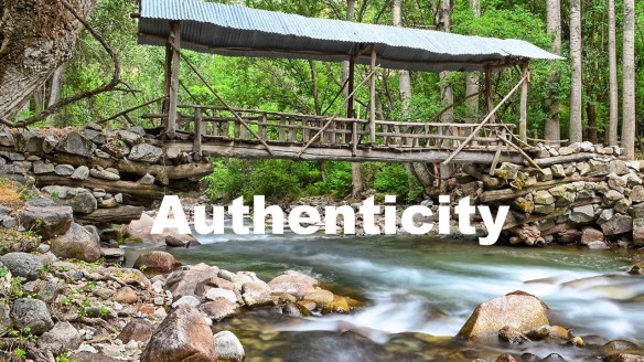 Authenticity.